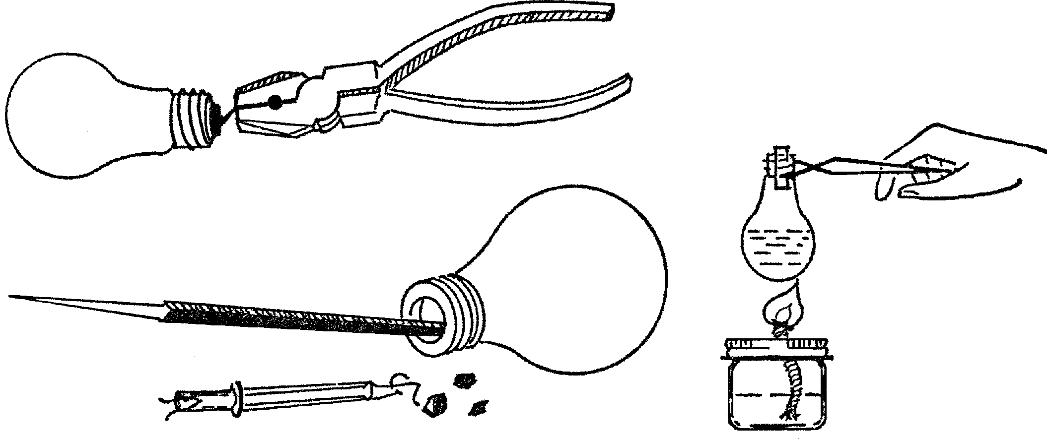 Light Bulb Chemistry Flask.