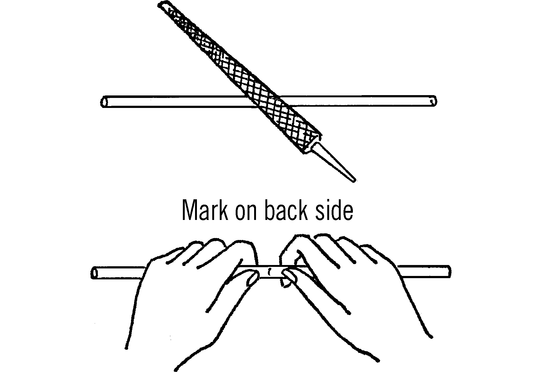 Cutting glass tubing.