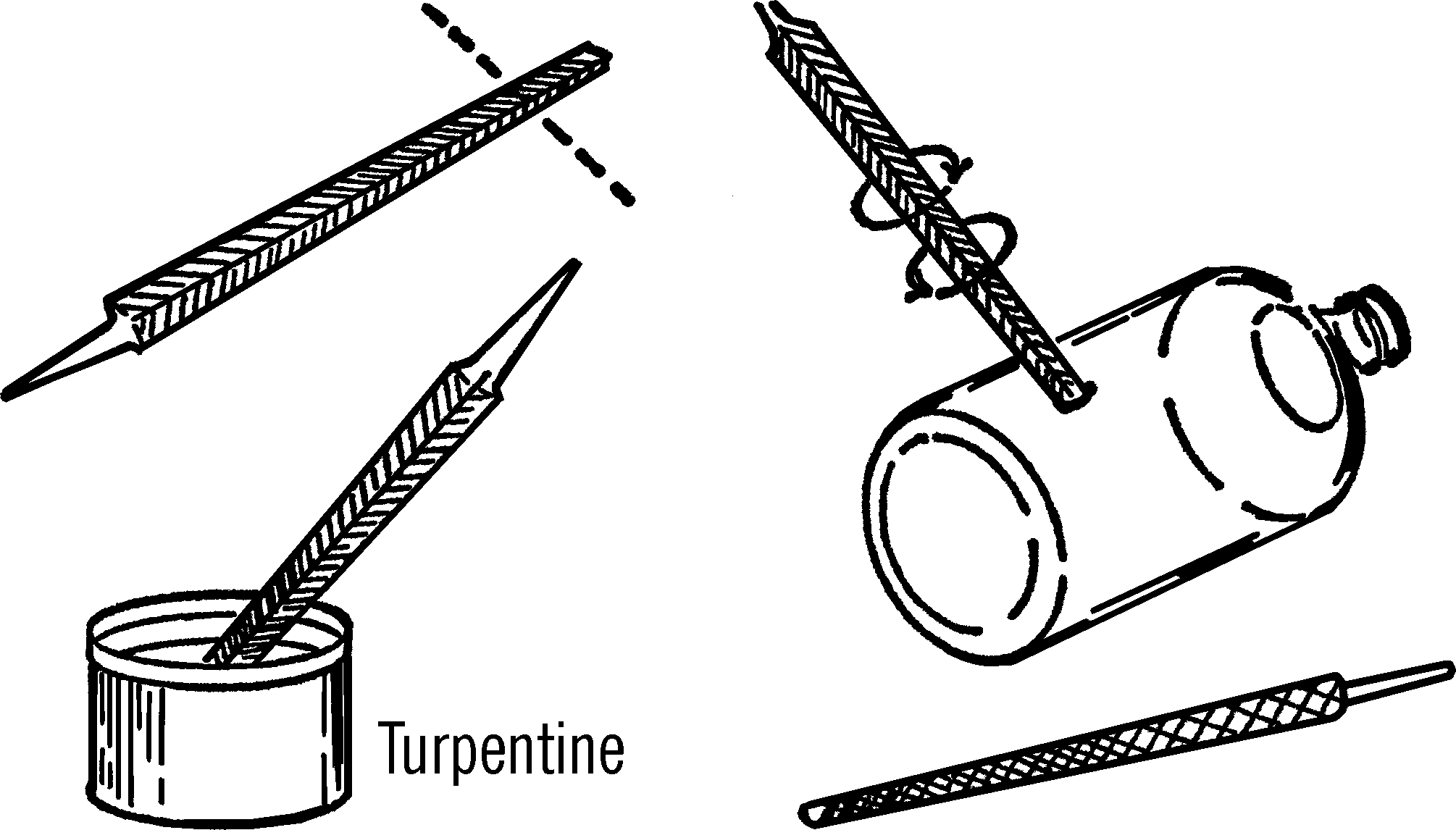 Drilling glass.