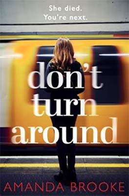 Advertisement image: Don’t Turn Around by Amanda Brooke