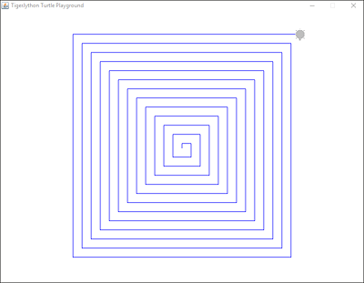 Eine coole rechteckige Spirale!