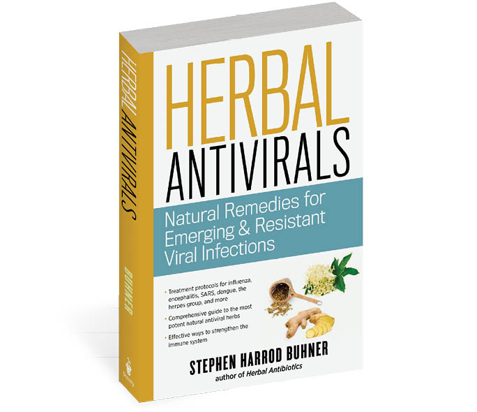 The cover to Herbal Antivirals by Stephen Harrod Buhner