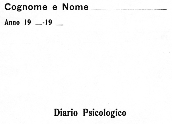 Cartella per lo studio individuale del bambino, foglio 6