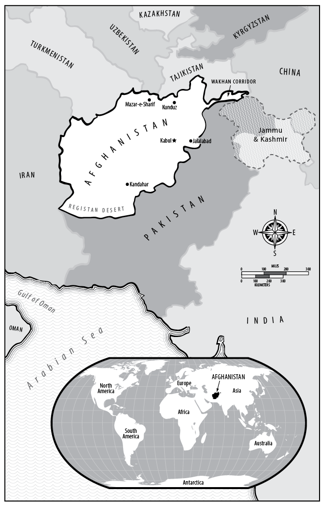 Map of Afghanistan