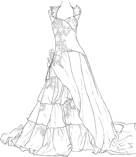 dress sketch