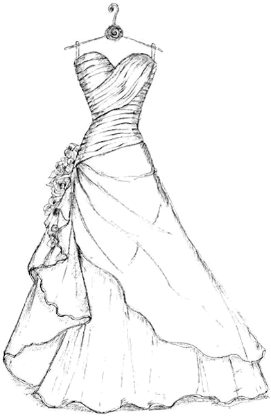 dress sketch