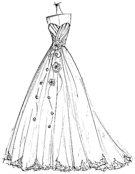 dress sketch