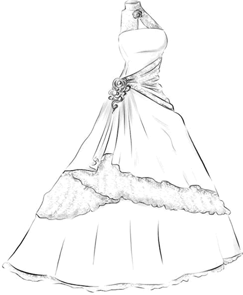 dress sketch