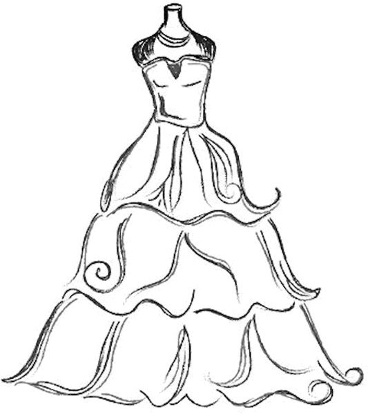 dress sketch