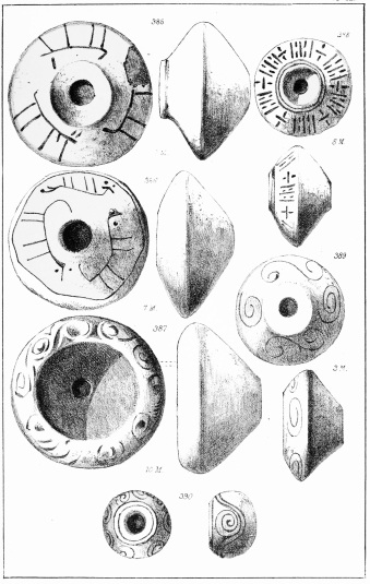 SPECIMENS OF WHORLS, &c. DUG UP AT TROY