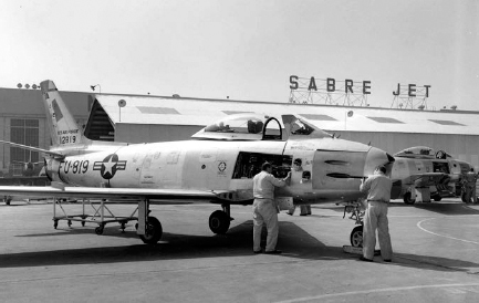 The Air Force combat tested 20-mm cannon on the F-86 in a project codenamed GunVal.