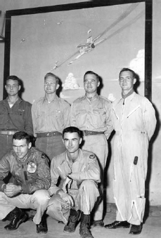 These six 335th Squadron (4FG) pilots scored at least one victory during August 1952.