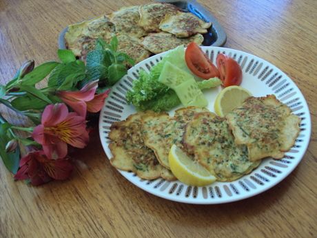 Courgette fritters