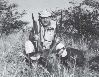 Walt Lomac, SE Division branch chief, making the most out of his exile to Africa for his defense of General Polyakov, 1969. (Courtesy of Walter Lomac)