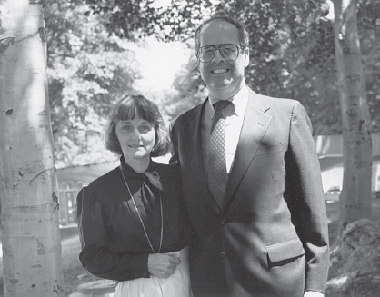 Burton Gerber, Chief of SE Division, 1984-89, and wife Rosalie, Washington, DC, 1988. (Courtesy of Burton Gerber)