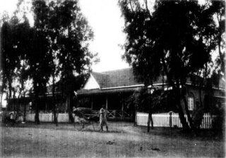 [Photograph: Courtesy of Boyce Balloonagraph Expedition. The Norfolk Hotel, Nairobi]