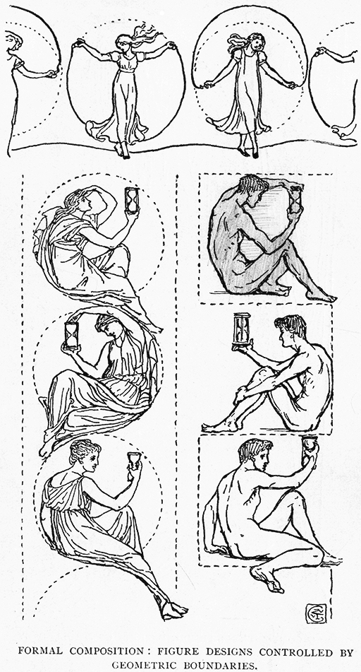 Formal Composition: Figure Designs Controlled By Geometric Boundaries.