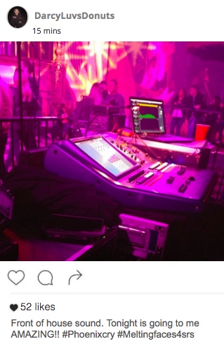 Front of house sound. Tonight is going to me AMAZING!! #Phoenixcry #Meltingfaces4srs