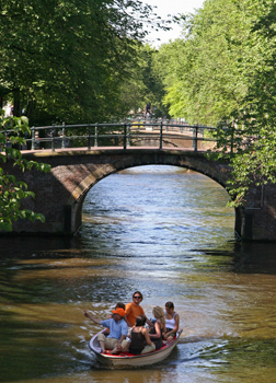 Boating on the canal