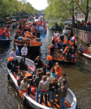 Queen’s Day celebrations on the water