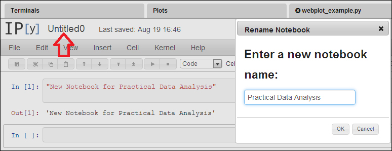 Getting started with IPython Notebook