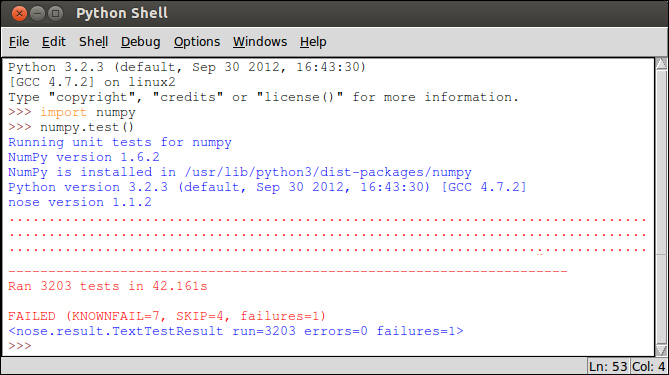 Installing and running NumPy on Ubuntu