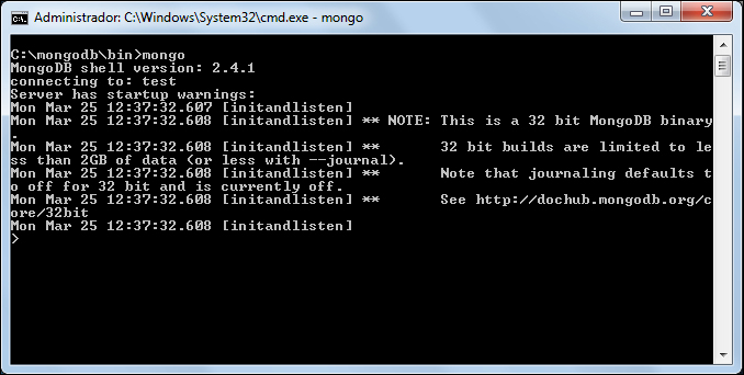 Installing and running MongoDB on Windows