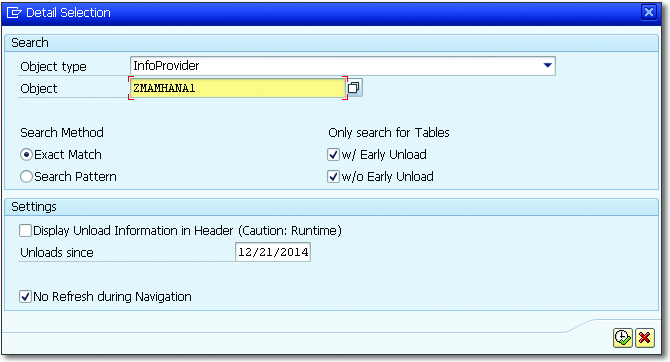 Detail Selection in Transaction RSHDBMON