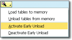 Early Unload for Selected InfoCube