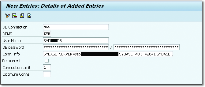 Creating a DBCO Connection