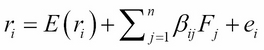 Arbitrage pricing theory