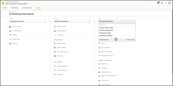 Screenshot of The Google Analytics audience dashboard.