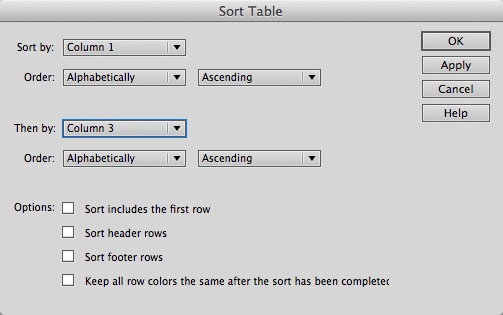 Inserting a table into a web page is a matter of making a few choices in the Table dialog box. Any text you type into the Summary box doesn’t appear in a browser window, so you probably won’t use this field much. It’s intended to explain a particularly complicated table to non-visual web browsers (like search engines such as Google and Bing, or screen readers used by the visually impaired).