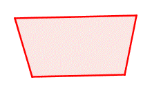 A four sided polygon where two opposite sides are parallel and the other two sides are not parallel.