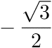 -square root of 3/2