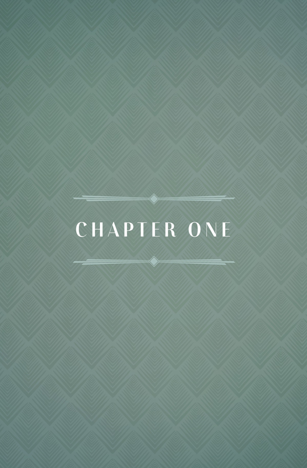 CHAPTER ONE