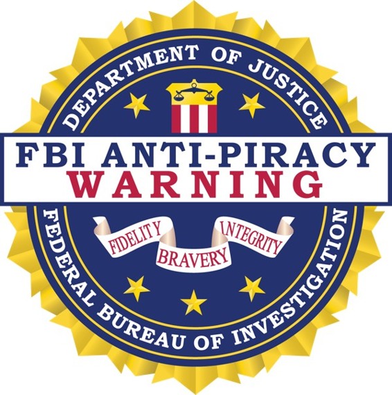 FBI Anti-Piracy Warning stamp