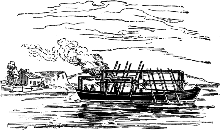 JOHN FITCH'S STEAMBOAT, 1788.