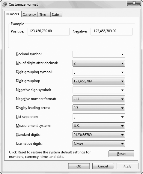 Tweaking the regional settings on your computer gives you complete control over how Excel recognizes dates. Use the drop-down lists to specify the date separator, order of month, day, and year components in a date, and how Excel should interpret two-digit years. You can mix and match these settings freely, although you could wind up with a computer that's completely counterintuitive to other people.