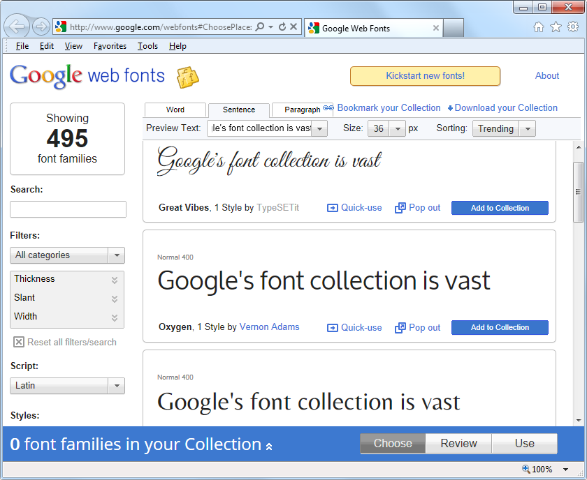 It’s easy to include Google’s web fonts