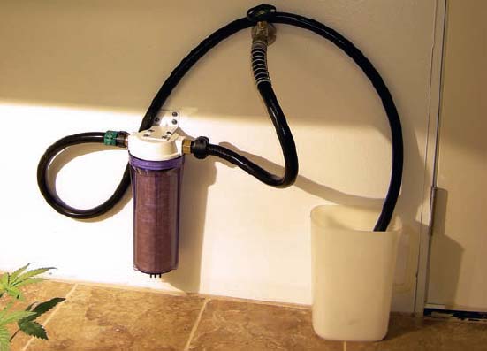 Single carbon filters can work with low PPM water