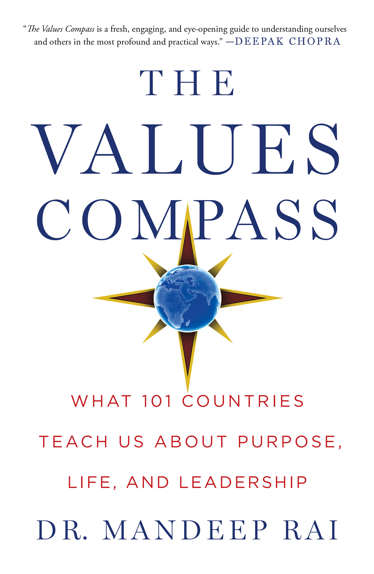 Cover: The Values Compass, by Dr Mandeep Rai