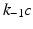 
$k_{-1}c$
