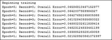 Teaching the neural network – the training dataset