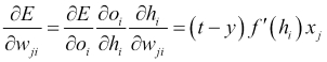 Backpropagation algorithm