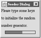 SeederDialog in action