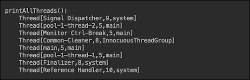 Monitoring Threads