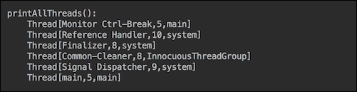 Monitoring Threads