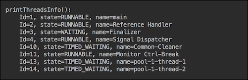 Monitoring Threads