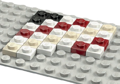 If you have enough 1×1 plates, you can make a very thin mosaic. If not, you can always use 1×1 bricks.